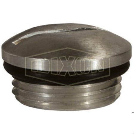 Dixon Replacement Fill Plug, For Use With In-Line Lubricator, Aluminum 452525